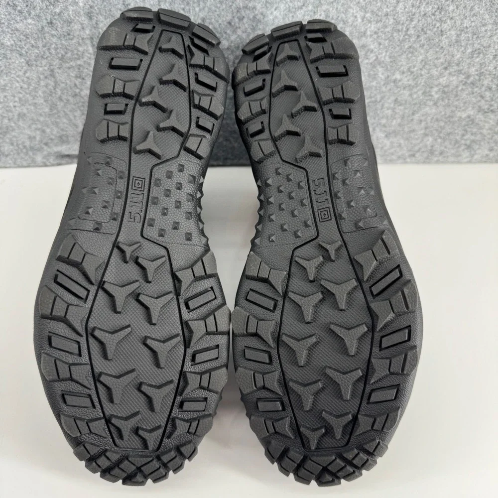 5.11 A/T Mid WP Tactical Boots Mens 6.5 Black Waterproof Hiking Worn 1X